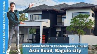 House Tour | Modern Contemporary House in Pinewoods Baguio city | 4-bedroom | REALS property listing