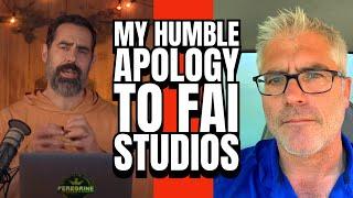 My Humble Apology To FAI Studios