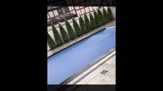 Techo-Bloc Pool Patio , Smooth Blu Grande 60 - Hollis Hills NY 11747 - #techobloc #backyard #pools