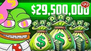 Wall Street Pepe Raises $29,500,000 - Best MEME COIN to Buy Now?!