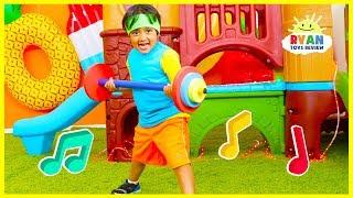 Body Parts Exercise Songs for Children  You Can Do It Too  Ryan ToysReview!