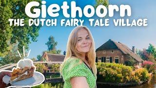 A day in Giethoorn fairy tale village  Netherlands travel vlog