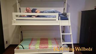 Bunk Wallbed Demonstration By Wilding Wallbeds