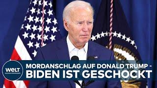 DONALD TRUMP: Attentat in Pennsylvania! Joe Biden verurteilt den Angriff auf Ex-US-Präsident scharf