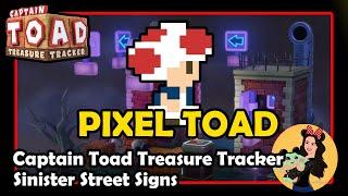 SINISTER STREET SIGNS PIXEL TOAD (Episode 2 Level 4 (2-4)) - Captain Toad Treasure Tracker