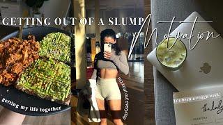 Getting out of a slump after feeling unmotivated | week in my life vlog, WORKOUT WITH ME