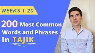 200 Most common words and phrases in Tajik