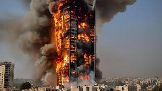 2 minutes ago! Israeli cities on fire! More than 250,000 citizens flee the country
