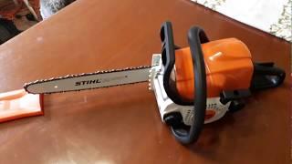 STIHL учимся пилить !)