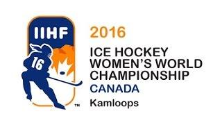 Canada vs  Finland   2016 IIHF Ice Hockey Women's World Championship