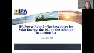 Tax Incentives for Solar Energy: The 101 on the Inflation Reduction Act