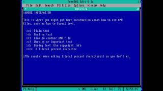 Create DOS ebooks using AMB