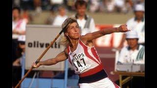 Women's Javelin Throw / 1990 / Former world record holder / Petra Felke