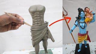 Mahadev with Ganesh murti making || How to make Mahadev Ganesha || Apna multi talent