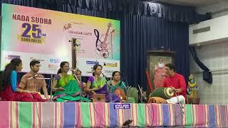 Samyuktha Sreeram thaniavarthanam with Vid: Delhi Sairam accompanying Akkarai Sisters Vocal Concert