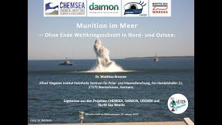 Munition im Meer – Ohne Ende Weltkriegsschrott in Nord- und Ostsee