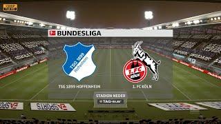 TSG Hoffenheim vs FC Cologne German Bundesliga Match Full HD Gameplay.