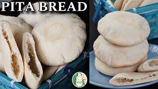 Pita Bread Easy Homemade recipe - How to make Pita Bread - Sattvik Kitchen