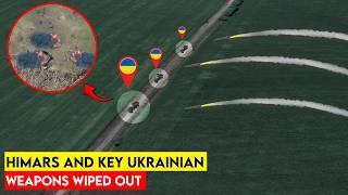 Iskander Missile Unleashes Destruction on 3 HIMARS in Ukraine!