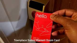 A demonstration showing how to use hotel key card