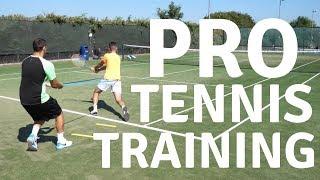 Professional Tennis Training Drills with Top Tennis Training