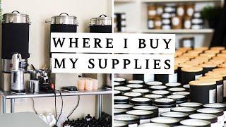 Where I Buy ALL My Candle Business Supplies