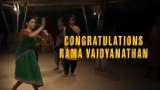 Congratulations Rama Vaidyanathan !