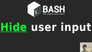 Hiding User Input in a Shell Script