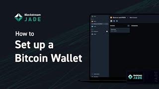 Blockstream Jade | How to set up a Bitcoin wallet