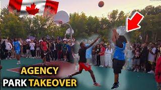 AGENT SHUTS DOWN TORONTO PARK WITH @KShowtime