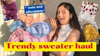 HUGE Premium WINTER HAUL | Cute Sweaters | Affordable | Shivani Katoch