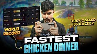 WORLD RECORD FASTEST CHICKEN DINNER + TRIDENT CHALLENGE