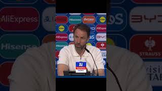 Gareth Southgate reacts to England's penalty win against Switzerland