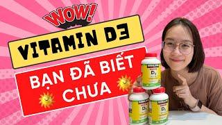 Những lợi ích không ngờ từ Vitamin D3. Review vitamin D3 by HSTOREUS #121