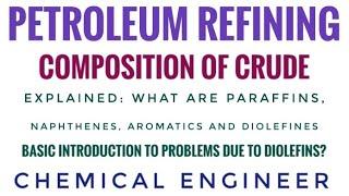 Composition of Crude | What are Paraffins, Naphthenes and Aromatics | Chemical Engineer