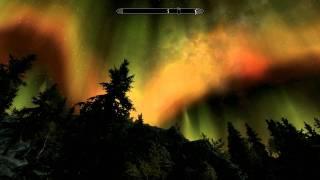 Skyrim - Beautiful Aurora Borealis