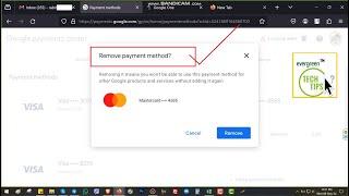 How to Remove Payment methods Google payments center 2024