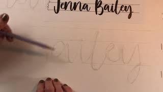 Making an Art Portfolio with Hand Lettering