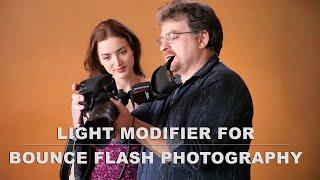 Best on-camera flash modifier for bounce flash photography