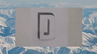 Comment dessiner en 3D | Lettre D en 3D |Alphabet 3D [tutoriel facile]