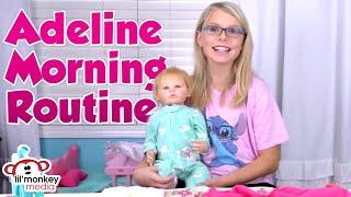 My Reborns Short - Reborn Baby Adeline Morning Routine! #shorts