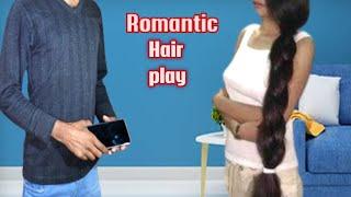 Longhair styled by man || Hairplay by man || #hairplay #haircutting #hairstyle #rapunzel