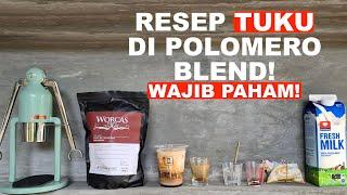 RESEP KOPI TUKU PAKAI CREAMER SUSU GULA AREN FRESHMILK DENGAN POLOMERO BLEND & CAFELAT ROBOT!!!