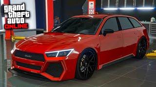 OBEY ARGENTO (Audi RS6 Avant) - GTA 5 Online DLC Vehicle Customization