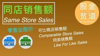 同店销售额(Same Store Sales)增长情况是影响零售行业股价的一个重要因素