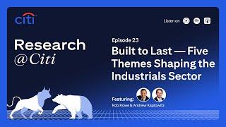 Episode 23: Built to Last — Five Themes Shaping the Industrials Sector