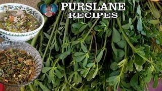 How To Cook Purslane || Loaded With Antioxidant || Higher With Omega3 Fatty Acid (Kantataba)