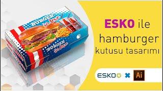 ESKO ile Hamburger Kutusu Tasarımı