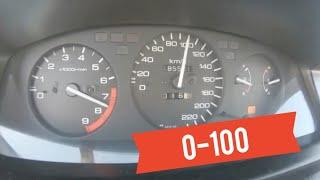 Honda Civic 92-95 EG D16Z6 VTEC 0-100km/h - launch control 