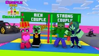 Minecraft, COUPLE RUN CHALLENGE - BIGSCHOOL Minecraft,